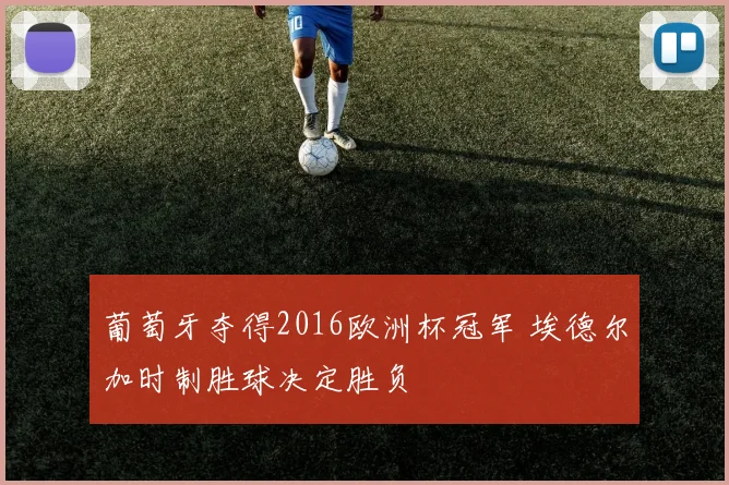 葡萄牙夺得2016欧洲杯冠军 埃德尔加时制胜球决定胜负